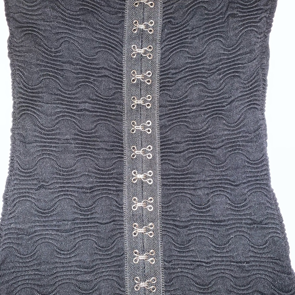 Guess black strapless dress